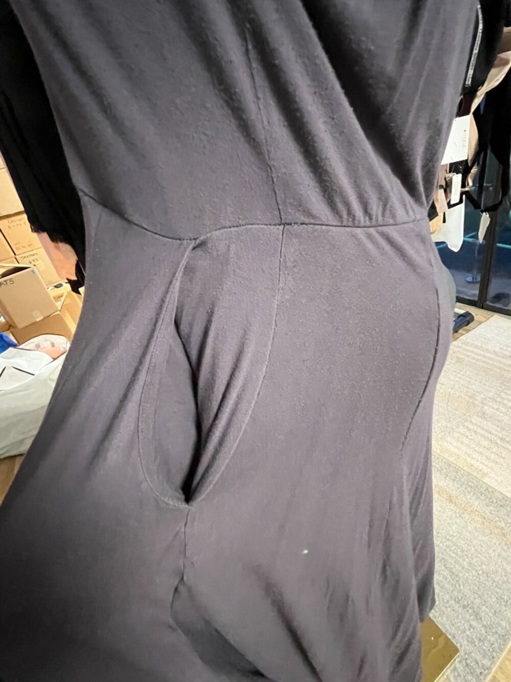 Torrid Super Soft Knit Handkerchief Hem Sleeveless Dress Gray 0 - Picture 11 of 15